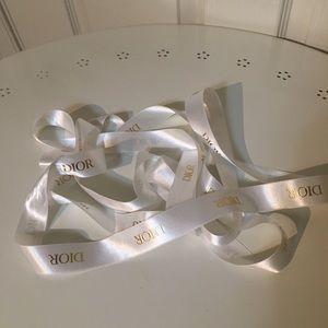 Dior Skinny White Ribbon